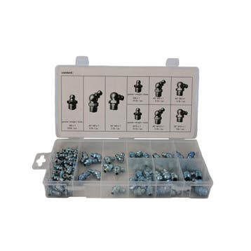 Assortiment metrische smeernippels 110-delig, Verzenden, Nieuw