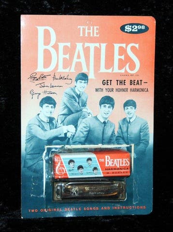 Beatles - zeer zeldzame vintage ‘Harmonica’ in originele, Nieuw in verpakking