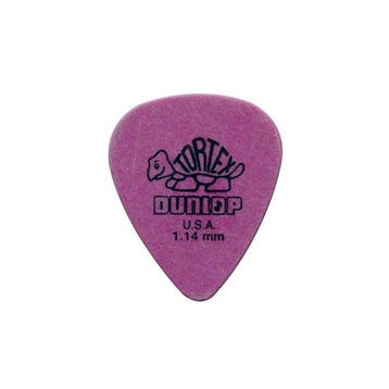 Dunlop Tortex Plectra Paars 1.14 mm 12 Stuks Voor, Ophalen of Verzenden, Nieuw