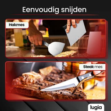 Lugia 34-delige BBQ Accessoires Set met tas, Ophalen of Verzenden, Nieuw, Lugia