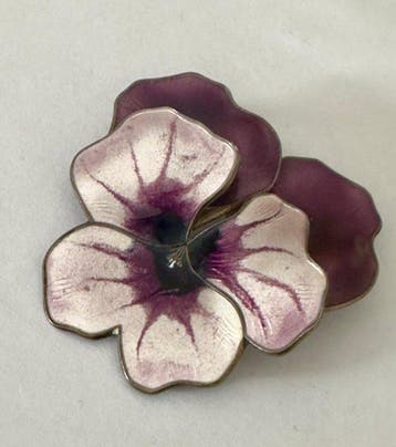 Zonder minimumprijs - David-Andersen - Broche Zilver -