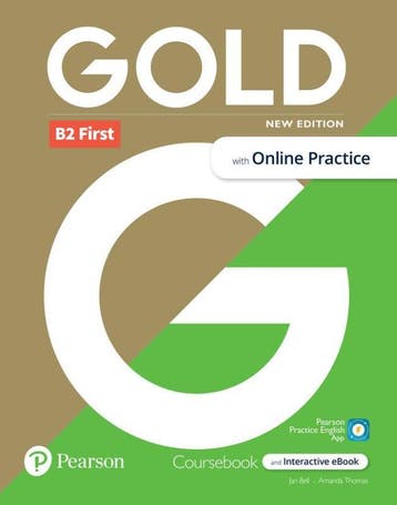 Gold 6e B2 First Students Book with Interactiv 9781292394473, Zo goed als nieuw