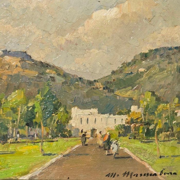 Mario Maresca Serra (1912 - 1991) - Campagna - NO RESERVE, Antiek en Kunst, Kunst | Schilderijen | Klassiek