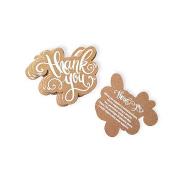 10x Thank You kaart - small business - bedankje - bestell..., Ophalen of Verzenden, Nieuw