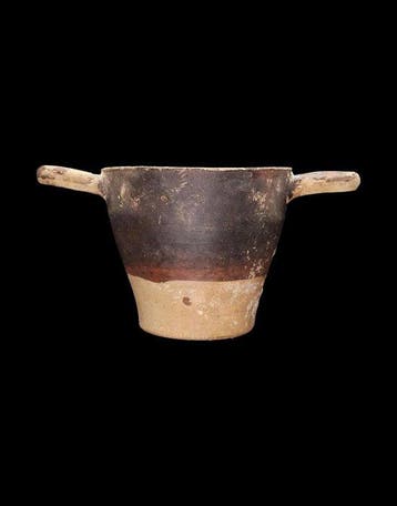 Etruscan Keramiek Etruskische skyphos - 7e/6e eeuw na, Verzamelen