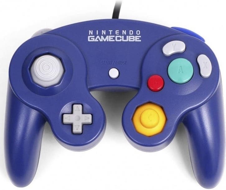 Nintendo Gamecube Controller Paars (GameCube), Spelcomputers en Games, Spelcomputers | Nintendo GameCube, Gebruikt, Verzenden