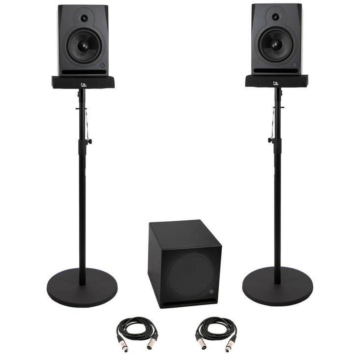 Devine RX-8A Black Set + Sub studiomonitoren, Audio, Tv en Foto, Luidsprekers, Verzenden
