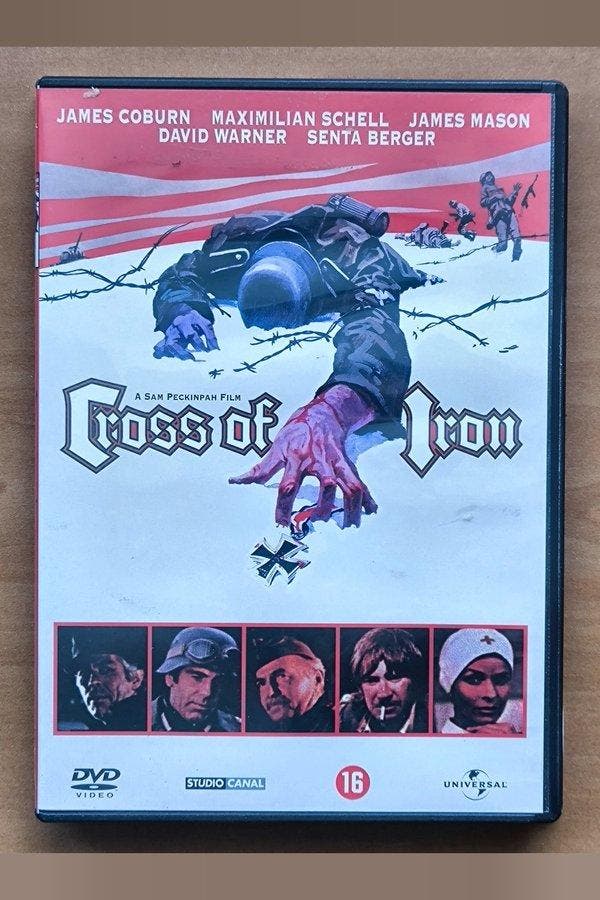DVD Cross of Iron 1977 Maximilian Schell James Coburn, Cd's en Dvd's, Dvd's | Drama, Verzenden