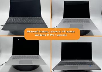 Microsoft Surface, Lenovo en HP laptops (veiling 9267), Nieuw