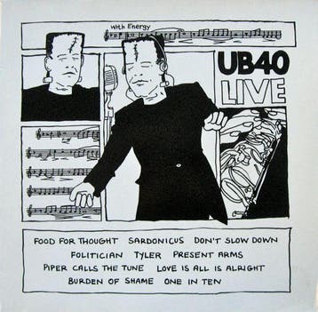 UB40 - Live, Gebruikt