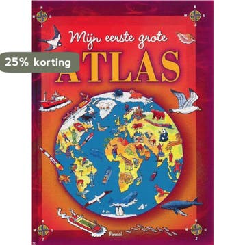 Mijn eerste grote atlas 9789058889041, Verzenden, Zo goed als nieuw