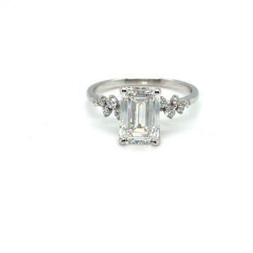Zonder minimumprijs - Ring - 14 karaat Witgoud - 2.01ct. tw., Nieuw