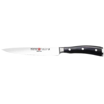 Vleesmes | CLASSIC IKON | RVS | Zwart | Lengte 230mm Wüsthof, Verzenden, Nieuw in verpakking