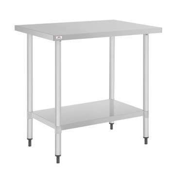 Werktafel | RVS | Onderschap | Verstelbaar | 80 x 60 x 90 cm, Verzenden, Nieuw in verpakking