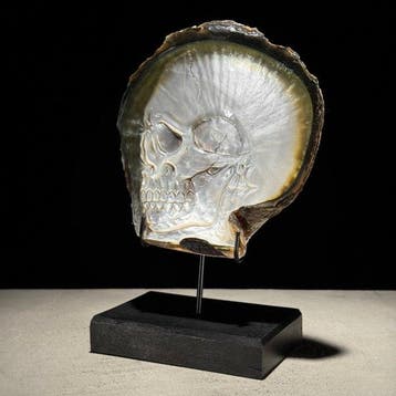 Snijwerk, NO RESERVE PRICE - Stunning Carved Mother of Pearl, Antiek en Kunst