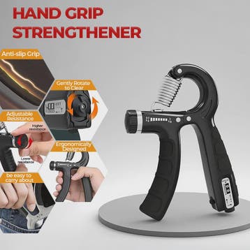 Set van 2 Hand Grippers met Instelbare Weerstand en Teller -, Verzenden, Nieuw
