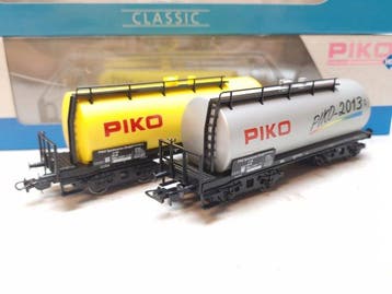 Piko H0 - 95859/95863 - Modeltrein goederenwagon (2) - 2x, Nieuw