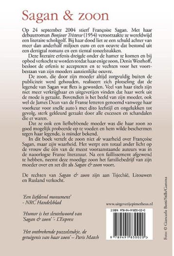 Sagan & zoon 9789491830020 Denis Westhoff, Verzenden, Gelezen, Denis Westhoff