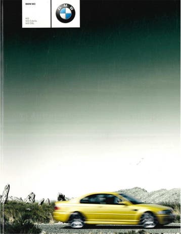 2003 BMW M3 PROGRAMMA BROCHURE DUITS, Nieuw, BMW, Author