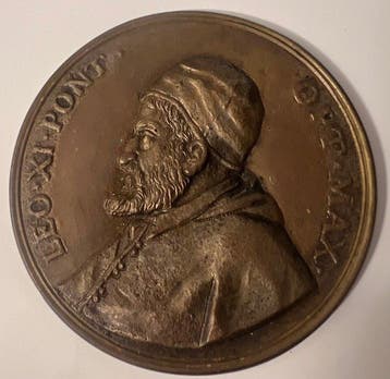 Italië. Medal Papa Leone X de’ Medici – “De Forti Dulcedo” –