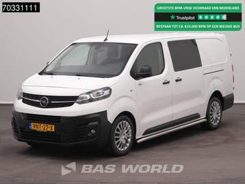 Opel Vivaro 145PK Dubbel Cabine 2x Schuifdeur Automaat L3H1, Automaat, Stof, Gebruikt, Euro 6