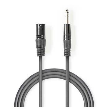 XLR naar jack 6.35 mm kabel | M  M | Nedis | 1.5 meter, Verzenden, Nieuw