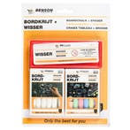 Benson Bordkrijtset - met wisser - kleurenmix - inclusief..., Hobby en Vrije tijd, Schilderen, Ophalen of Verzenden, Nieuw