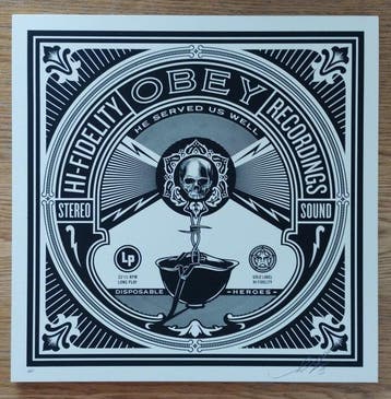 Shepard Fairey (OBEY) (1970) - Disposable Heroes (artist