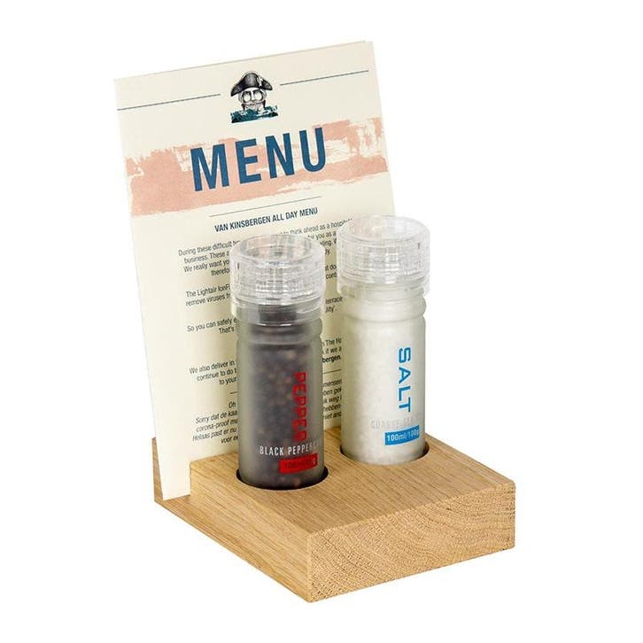 BLOC Solid - Menukaarthouder Eikenhout Ø 48 mm, Diepte 5 mm, Zakelijke goederen, Horeca | Meubilair en Inrichting