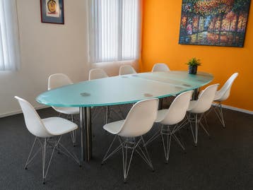 Grote glazen design vergadertafel / spreektafel 300x120 cm, Ophalen of Verzenden, Nieuw in verpakking