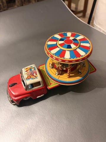 T.N - Speelgoed voertuig Camion avec manège - 1950-1960 -, Antiek en Kunst