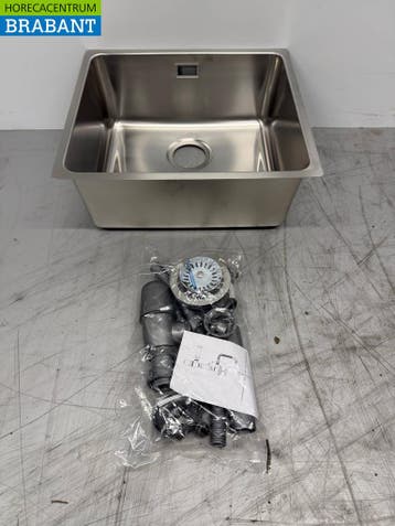 RVS Asil Inbouw Wasbak 45 x 40 x 18,5 cm Horeca, Ophalen of Verzenden, Nieuw in verpakking