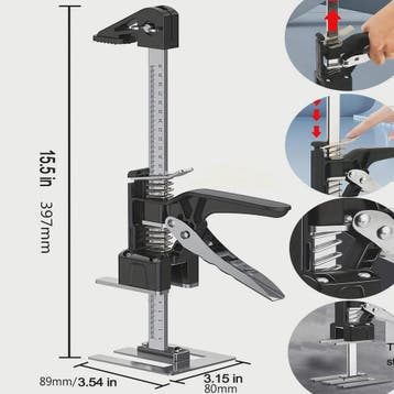 2x Multifunctionele Hefhulp: Bespaar Kracht bij Monteren & V, Verzenden, Nieuw
