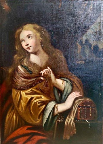 Italiaanse school (XVII) - Maddalena, Antiek en Kunst