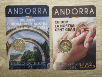 Andorra. 2 Euro 2021 Cuidem la Nostra Gent Gran +
