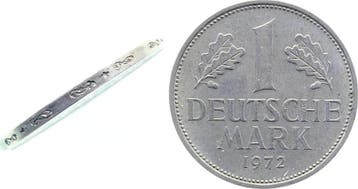 Duitsland Fehlpraegung 1 Dm 1972 D, doppelte Randinschrfi..., Verzenden