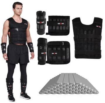 Verstelbaar Gewichtsvest Set met Arm- en Enkelgewichten, Verzenden, Nieuw