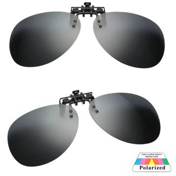 Fako Sunglasses - Clip On Voorzet Zonnebril Piloot - Overzet, Sieraden, Tassen en Uiterlijk, Zonnebrillen en Brillen | Dames, Verzenden