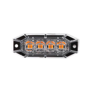 LED Flitser Oranje 12-24V | 8-LED, Ophalen of Verzenden, Nieuw
