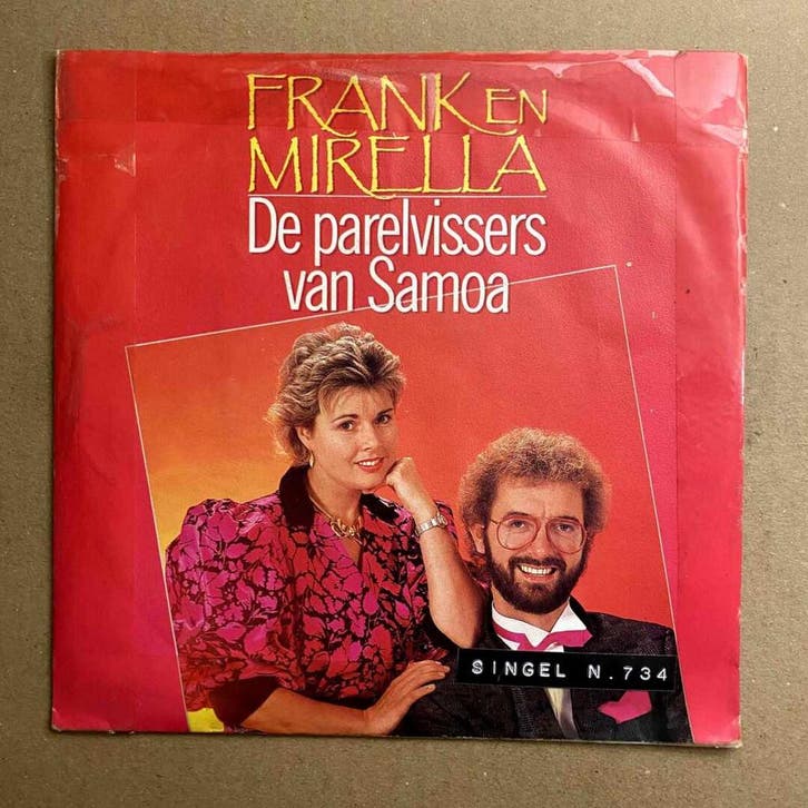 Frank En Mirella – De Parelvissers Van Samoa / Ik Tel Tot Ti, Cd's en Dvd's, Vinyl Singles, Ophalen of Verzenden