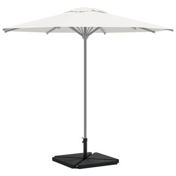 vidaXL 5-delige Set parasolvoeten voor in de tuin graniet en, Verzenden, Nieuw, Parasolvoet