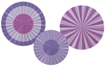 Decoratieve Rozetten Posh Purple (3st), Ophalen of Verzenden, Nieuw
