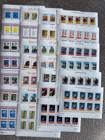Nederland 2006/2010 - De eerste 27 postfrisse velletjes van, Gestempeld