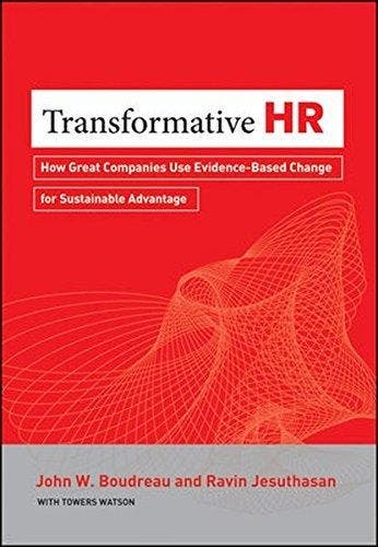 Transformative HR - John W. Boudreau 9781118036044, Verzenden, Zo goed als nieuw, John W. Boudreau