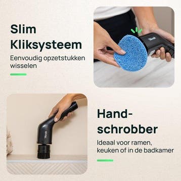 2dekans | Skrub elektrische schoonmaakborstel 2500mAh - met, Ophalen of Verzenden