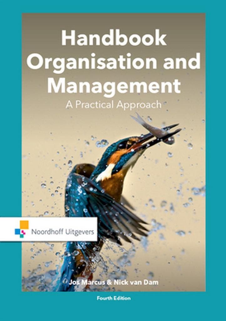 9789001895648 Handbook Organisation and Management, Boeken, Schoolboeken, Zo goed als nieuw, Verzenden