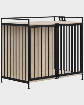 Stijlvolle Houten Hondenkennel met Afsluitbare Deur - 104x92, Verzenden, Nieuw