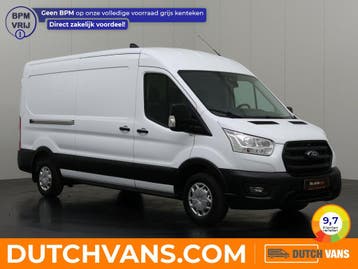Ford Transit 2.0TDCi Bestelbus 2023 L3 H2 Diesel, Auto's, Wit, Nieuw, Ford, Te koop