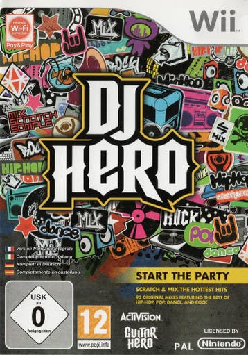 Dj Hero - Nintendo Wii, Ophalen of Verzenden, Zo goed als nieuw
