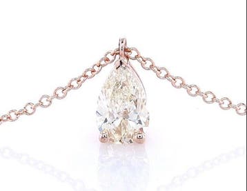 Zonder minimumprijs - Ketting met hanger - 14 karaat
